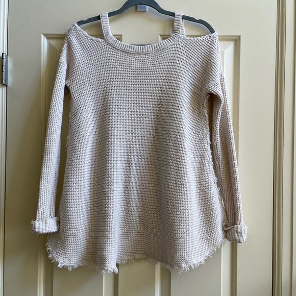 Free People Moonshine cold shoulder sweater - Picture 7 of 8